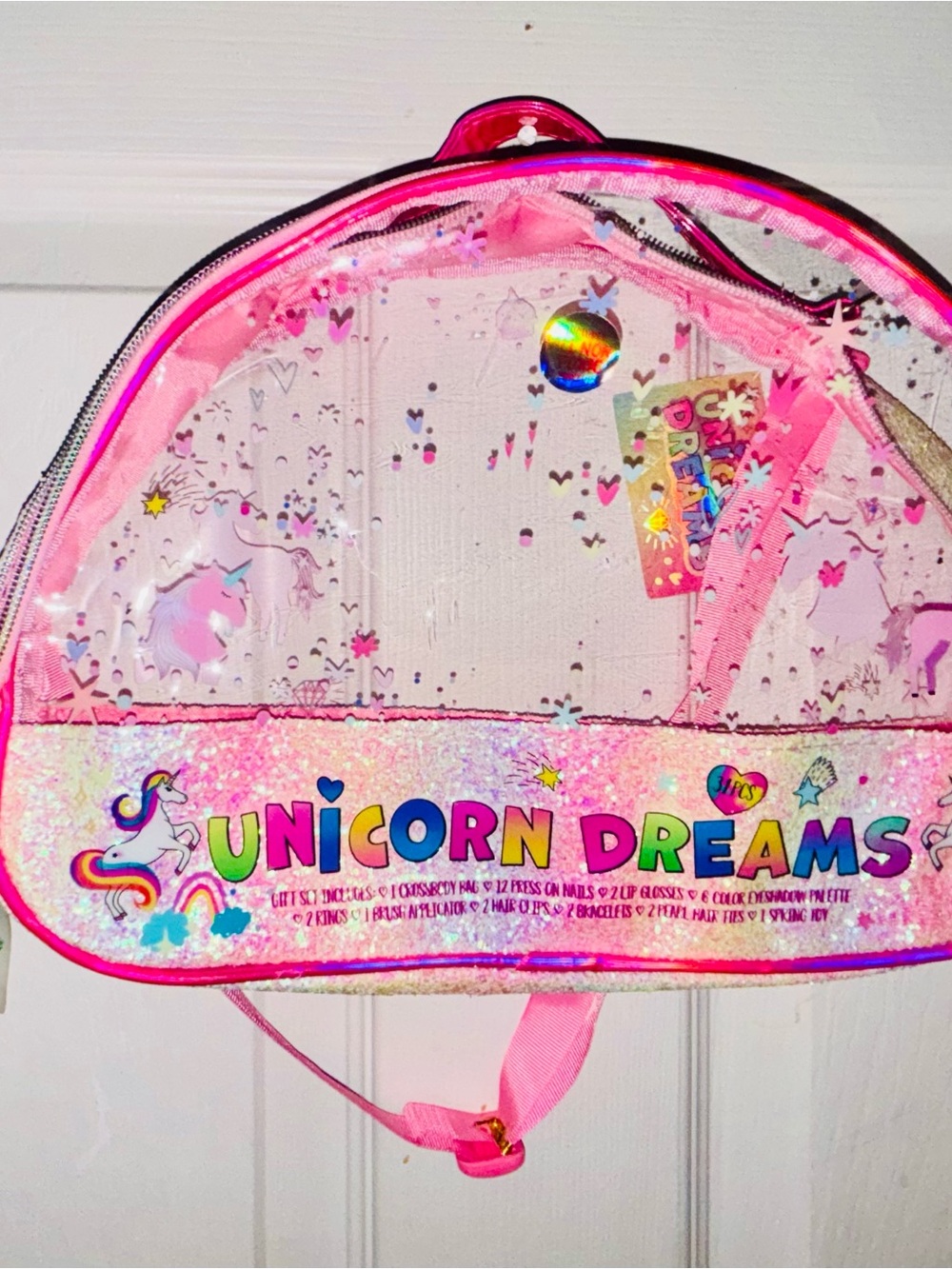Unicorn Dreams Pink Kids Backpack